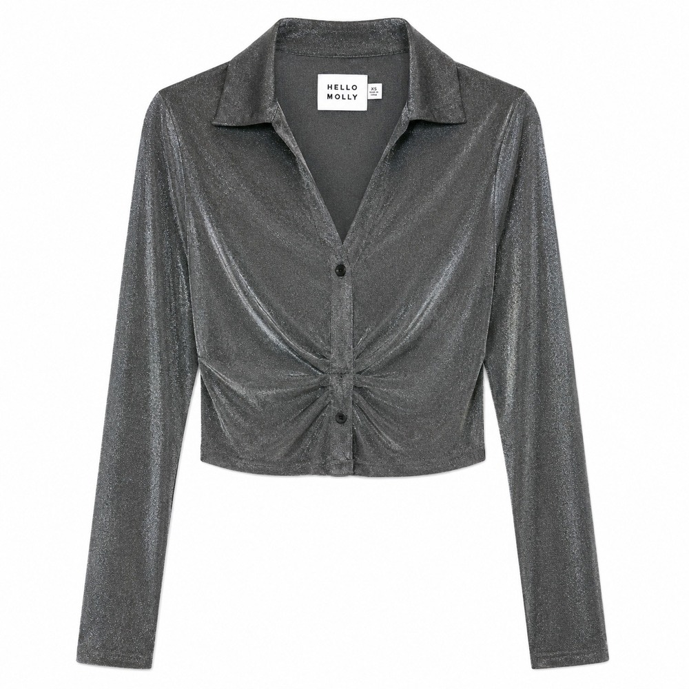 Hello Molly Twist Front Crop‎ Top Size 8 Date Night Going Out